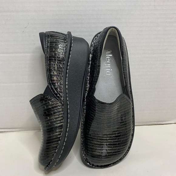 Alegria Women's Black Slip-On Shoes Size 36 - Picture 2 of 7